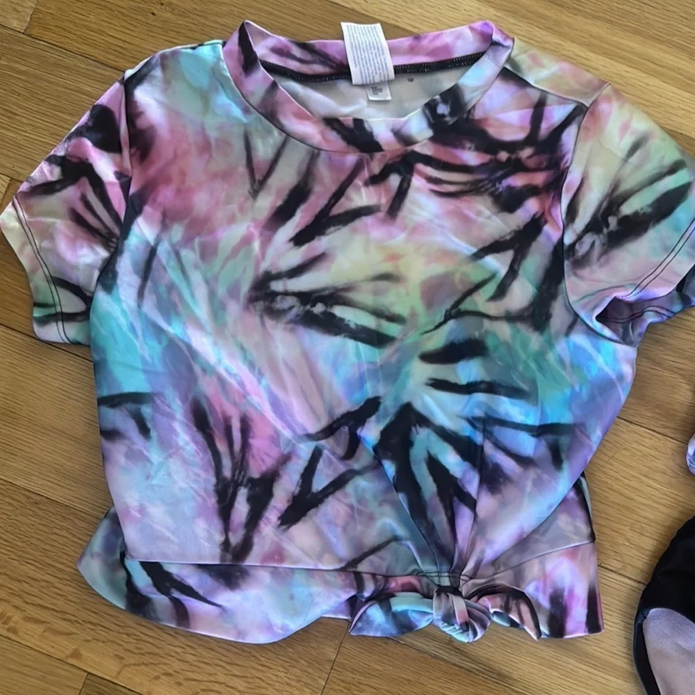 Tie-Dye Swim Set Girls L